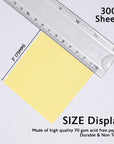 75mm X 75mm 300 Ct. Color Paper Cube w/ Tray