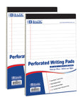 White Jr. Perforated Writing Pad 5" X 8" 50 Ct. (2/Pack)