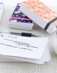 Ruled White Index Card Fashion Poly Cover w/ Ring 3" x 5" 100 Ct.