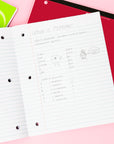 Notebook W/R 1-Subject 80 Ct.
