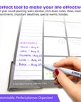 17" X 22" Undated 12-Month Desk Pad Calendar