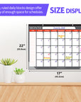 17" X 22" Undated 12-Month Desk Pad Calendar