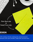 Ruled Fluorescent Colored Index Card 3" X 5" 75 Ct.