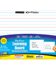 Double Sided Dry Erase Lap Board 9" X 12" w/ Marker