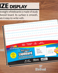Double Sided Dry Erase Lap Board 9" X 12"