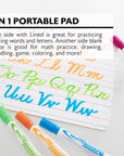 Double Sided Dry Erase Lap Board 9" X 12"