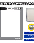 Magnetic Locker Dry Erase Board 5" X 7" w/ Marker
