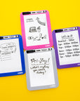 Magnetic Locker Dry Erase Board 5" X 7" w/ Marker
