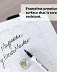 14" x 14" CUBIX Magnetic Dry Erase Calendar Tile