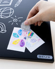 Magnetic Chalkboard 14" x 14" w/ Chalk Marker & Magnet