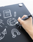 Magnetic Chalkboard 14" x 14" w/ Chalk Marker & Magnet