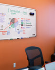 Aluminium Framed Magnetic Dry Erase Board 24" x 36"