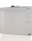 METALLIQUE Aluminium Framed Magnetic Dry Erase Calendar 16" X 20"