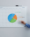 Aluminium Framed Magnetic Dry Erase Calendar 16" X 20"
