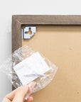 RUSTIQUE Wood Frame Magnetic Chalkboard 20" x 30" w/ Chalk Marker & Magnets