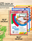 Reusable Dry Erase Pockets with Marker Holder