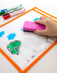 Reusable Dry Erase Pockets with Marker Holder