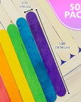 Jumbo Colored Craft Stick (50/Pack)