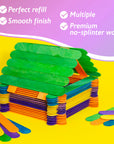 Jumbo Colored Craft Stick (50/Pack)