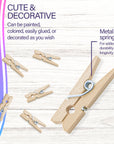 Mini Natural Clothes Pin (50/Pack)