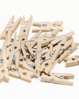 Mini Natural Clothes Pin (50/Pack)