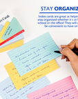 Ruled Colored Index Card 3" X 5" 100 Ct.