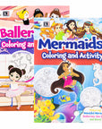 Activity & Coloring KAPPA Mermaids & Ballerinas Book