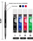 2.00 mm Mechanical Pencil w/ HB 2B 4B 6B Lead