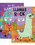 LLAMAS Coloring Book
