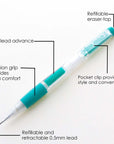 0.5 mm Crown Mechanical Pencil (3/Pack)