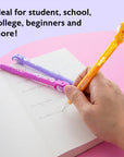 0.7 mm Mechanical Pencil w/ Spinner Top Eraser (3/Pack)