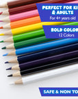 12 Colored Pencils