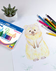 24 Mini Colored Pencils