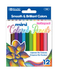 12 Mini Colored Pencils