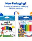 12 Mini Colored Pencils