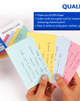 Ruled Colored Index Card 3" X 5" 100 Ct.