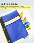 Pencil Pouch 3-Ring - Assorted Color