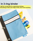 Pencil Pouch 3-Ring - Bright Color