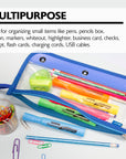 Pencil Pouch 3-Ring Clear 11.5" x 6.5"