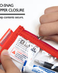 Pencil Pouch 3-Ring Clear 11.5" x 6.5"