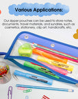 Pencil Pouch 3-Ring Clear 11.5" x 6.5"