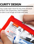 Pencil Pouch 3-Ring Clear 11.5" x 6.5"
