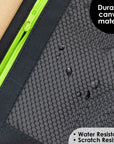 Pencil Pouch Neon Black 3 Ring Binder Pouch w/ Mesh Window