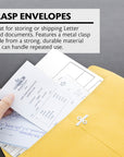 Clasp Envelope 9" X 12" (100/Pack)
