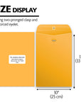 Clasp Envelope 10" X 13" (100/Pack)