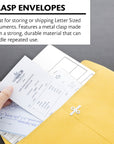 Clasp Envelope 10" X 13" (100/Pack)