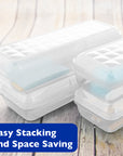 8" LUCENT Clear Pencil Case Organizer Box