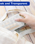 8" LUCENT Clear Pencil Case Organizer Box
