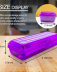 8" LUCENT Pencil Case Organizer Box