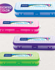 Pencil Case 8" Bright Color Double Deck Organizer Box